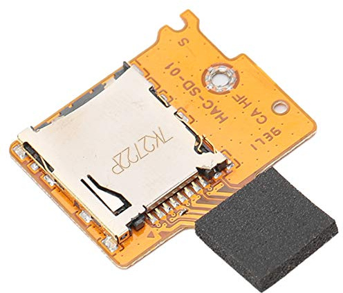 ASHATA Fente pour Carte Micro TF SD pour Console de Jeux Lite, pièce de réparation de Remplacement pour Fente pour Carte Micro TF SD Interne pour Lite