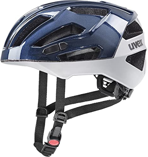 uvex gravel x - säker performancehjälm för dam och herr - individuell storleksanpassning - optimerad ventilation - deep space - silver - 56-61 cm