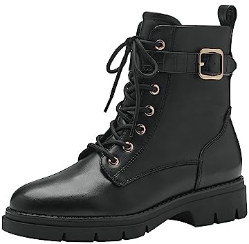Tamaris Damen Stiefel Vegan schwarz 41