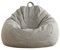 AD.CON Sitzsack mit ECO Füllung Puff Relax-Sessel Sitzkissen Bodenkissen Bean Bag 70x80x50 Hellgrau 120L