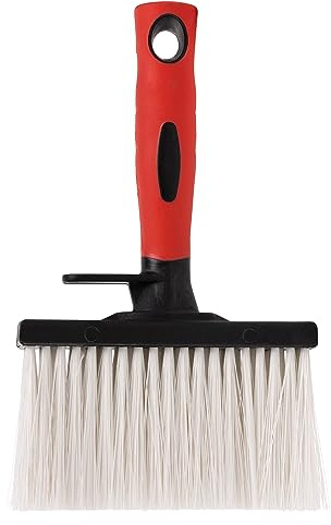 Jazooli Large 5 Wood Shed Fence & Decking Paint Varnish Stain Decorating Outdoor Exterior Thick Block Brush Bristle DIY Paintbrush Tool with Hanging Clip
