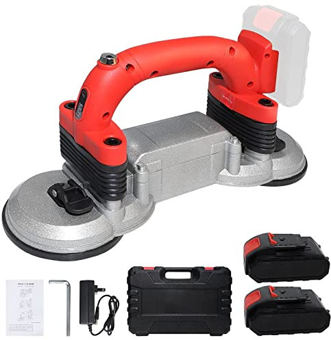 Tagliapiastrelle Utensile per Piastrelle Manuale 60-120mm Macchina per Piastrelle con Ventosa Regolabile a 6 velocità Strumento di livellamento Automatico per vibratore per pavimen
