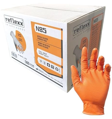 Reflexx KIT 10 confezioni Guanti in nitrile alto spessore N85 - TAGLIA XXL