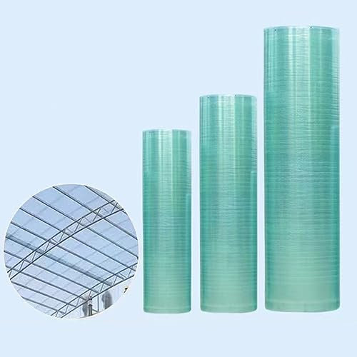 Polycarbonatplatten Transparente Gewächshausabdeckung, Polycarbonat-Dachplatte, DIY-Ersatzplatten, Tageslichtplatte, UV-Schutz, regenfest und biegefest, für Gewächshausüberdachung, Frühbeetverkleidun