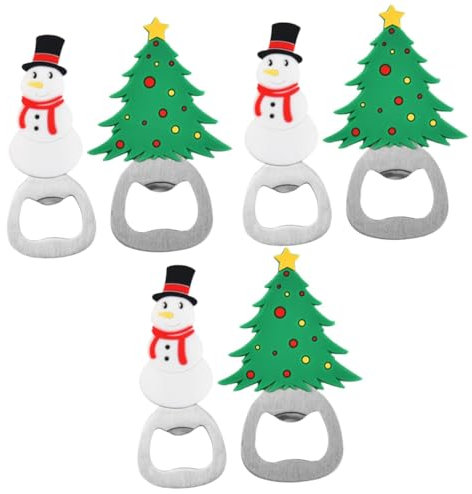 Garneck Natalizio 6 Pz Apribottiglie Natalizio Natale Apribottiglie Barattoli i Apriscatole ie Gel Silice