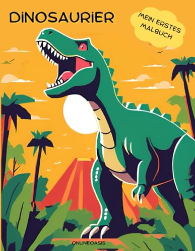 Dinosaurier Malbuch für Kinder ab 3 Jahren. Dinos zum Ausmalen und freie Seiten zum Zeichnen: Kreativer Ausmalspaß mit Dinos. Perfekt zum Ausmalen und Kritzeln