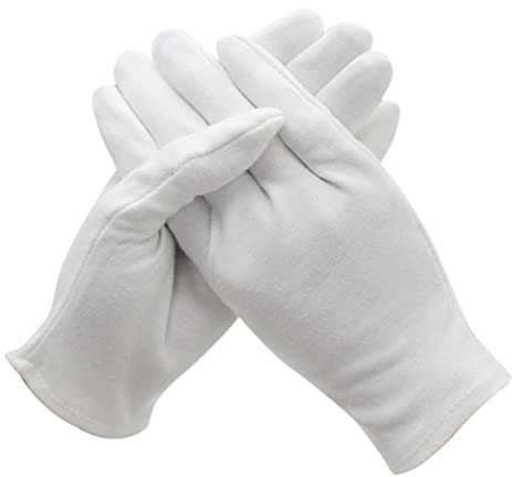 OATIPHO 12paar Baumwollhandschuhe Weiß Leichte Schutzhandschuhe Für Arbeit Und Industrie Für Und Gartenarbeit Wiederverwendbar Und Bequem