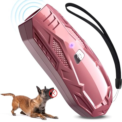 Antibell für Hunde, Ultraschall Anti Bell Gerät ​Bellenstopper Hund, Ultraschall-Anti-Bellgerät Hundebellen-Abschreckmittel Hunderindenstopper für Kleine Große Hunde Innen Außenbereich Antibell Hund