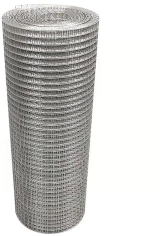 VXHCS 304 Edelstahl Drahtgitter Volierendraht, Drahtzaun für Hochbeet, 20mm/1,2mm Gartenschutznetz, Stahl-Metall-Gartendrahtgeflecht (0.8x8m)