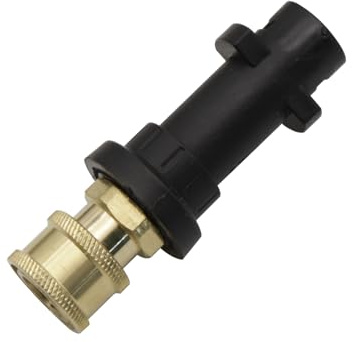 Hochdruckreiniger-Adapter, für Kärcher-Adapter, 6,35 mm (1/4 Zoll) Schnellanschluss, kompatibel mit Kärcher K-Serie, K2, K3, K4, K5, K6, K7 Hochdruckreiniger