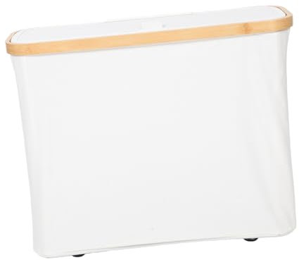 Mipcase Fabric Toilet Paper Storage Basket Lid, Beige Large Bathroom Organizer and over Toilet Holder, Dustproof and Water-resistant Cloth Container for Bathroom Storage