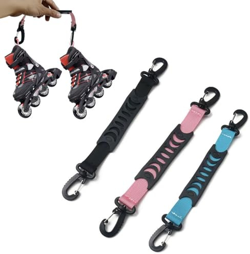 JYNXOR 3 Pcs Patines Llevar Correa Esquí y Carrier Pole Correa Porta EsquíS Asa de Transporte PortáTil para Patines Correa Transporte Patines Asa de Transporte Correa Portazapatos Esquí