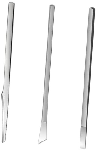 CIYODO 3 piezas Cuchillas Portátiles para Pedicura Acero Inoxidable Removedor de Piel Muerta y Recortador de Uñas Kit Profesional para Cuidado de Cutículas y Uñas Encarnadas