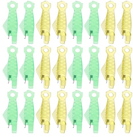 CORHAD 60 Pezzi Infila Ago a Bocca di Pesce in Plastica Robusta, Strumento per Infilare Filo da Ricamo e Cucito, Accessori per Macchina da Cucire, per Progetti Fai da Te e Lavori
