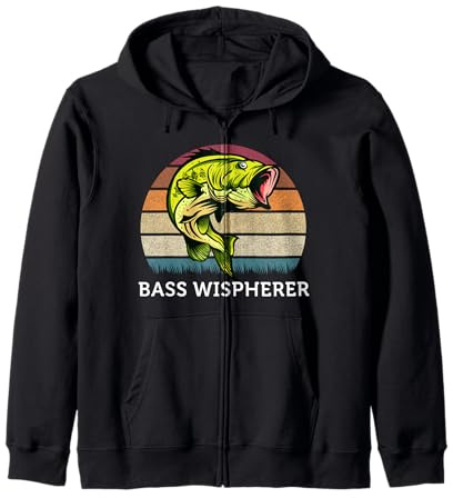 Bass Whisperer Cooles Bass-Angel-Design Kapuzenjacke