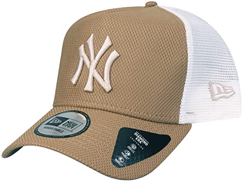 Era Trucker Cap - Diamond York Yankees Khaki, Einheitsgröße