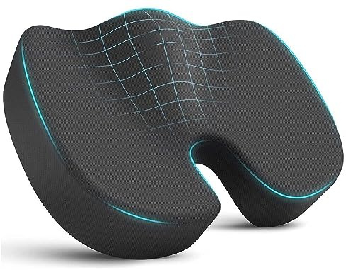 Cushion Seat Pillow Orthopaedic Coccyx Back Pain Relief Memory Foam Office Chair