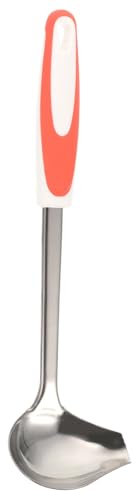 Didiseaon Louche à Sauce Acier Inoxydable Antidérapante Avec Bec Verseur Cuillère à Soupe Pratique Pour Restaurants Et Événements Culinaires