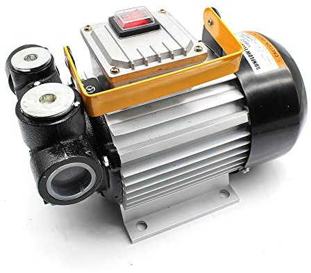 MINRS Pompa diesel, 230 V, 550 W, pompa per olio combustibile, 60 l/min, eccellente dissipazione del calore con filtro, impugnatura ergonomica, adatta per auto, fattorie, camion