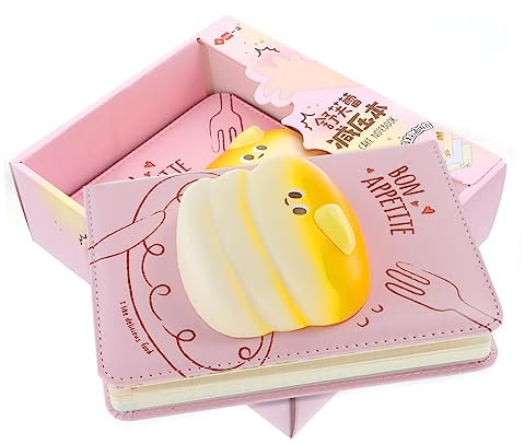 STOBOK Illustrations Notizblock Farbiger Notizblock Tagebuch Journale Für Studenten Journaling-stift Brotdeckel Aufklappbar Dicker Kein Durchbluten Abgerundete Ecken Hosentaschen Beutel
