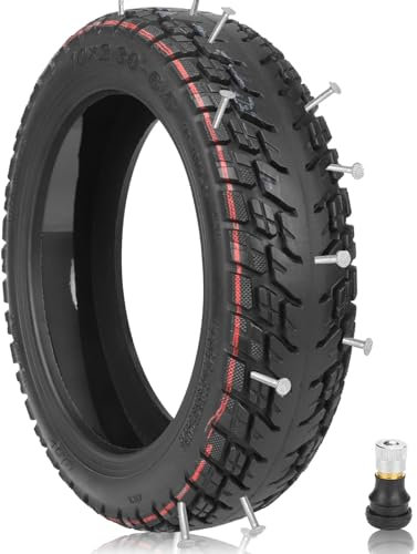 TREFAN 10x2,30-6,5 Ersatzräder für NIU KQi2/KQi2 Pro Elektroroller, 10-Zoll-Selbstreparaturreifen Universell für 250x64 Reifen für Xiaomi 4 Ultra, Schlauchloser Offroad-Reifen, Langlebig (1 PCS)