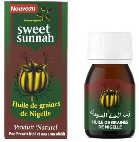 Natureluxy Huile de Graines de Nigelle 30ml - Pressée à Froid