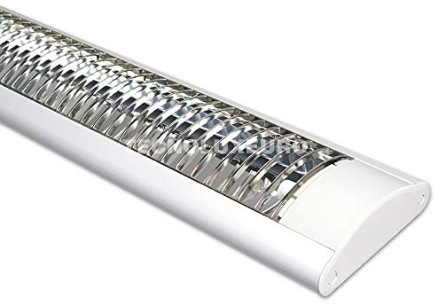 TECNOLUX EURO LED Soporte con 2 tubos fluorescente de 120 cm de largo
