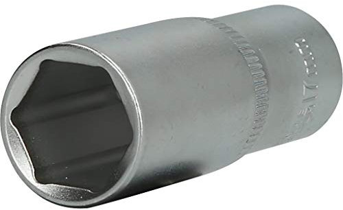 BRILLIANT TOOLS BT021828 Bussola esagonale 3/8, versione lunga, 17 mm [Powered by KS TOOLS]