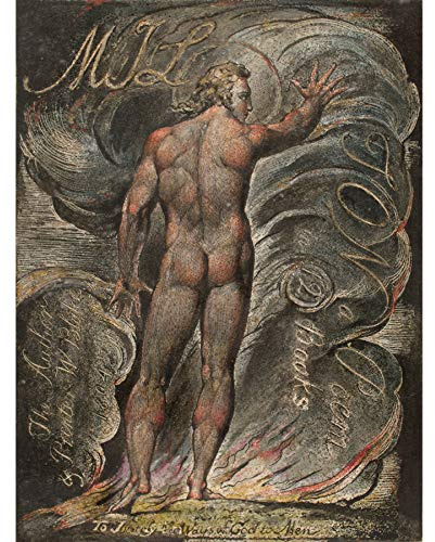 Blake Milton Poems Ways God Bucheinband, großes Wandkunst, Posterdruck, dickes Papier, 45,7 x 61 cm