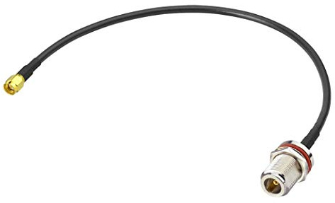 Bingfu Cavo Prolunga da SMA Maschio a N Femmina Pannello RG58 30 cm | Cavo Estensione Coassiale a Bassa Perdita, per Router 4G LTE Wireless, Gateway Cellulare, Ricevitore RTL SDR USB ADS-B