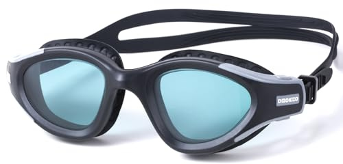 Dizokizo Occhialini da nuoto con protezione UV, anti-appannamento, senza perdite, facili da regolare, per adulti, uomini e donne
