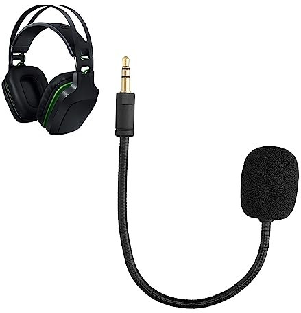 kwmobile Microphone de remplacement compatible avec Razer Electra V2 / Electra V1 - Micro de rechange pour casque audio casque gaming - noir