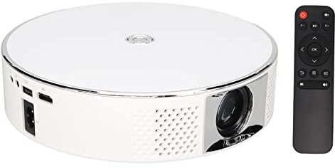 Mini Proiettore, Proiettore LED Home Theater WiFi 2.4G 5G Antipolvere a Basso Rumore B08 per la Casa (Spina europea)