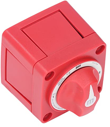 300 A Batterieschalter, 3 Positionen, Zweikreis-Stromtrennschalter, Trennschalter für Marine, Boot, Auto, LKW, Anhänger, Wohnmobil