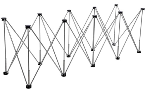 TOPWAY Support de travail pliable portable 221 x 60 x 73 cm, capacité de charge de 1 000 kg, en acier inoxydable, dalle de carrelage, plan de travail du bois, table de travail, établi avec sac de