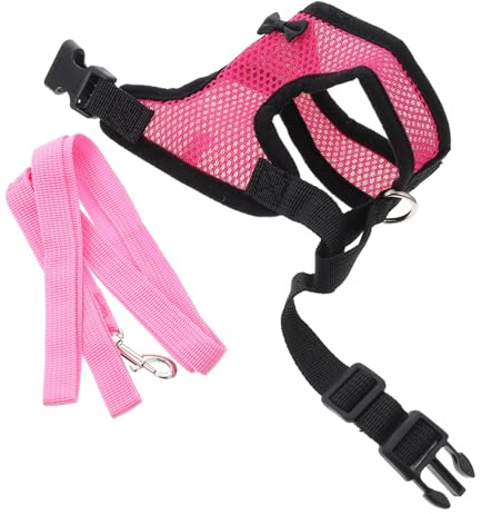 TOGEVAL Hühnergeschirr Zugseil aus Atmungsaktivem Mesh Verstellbare Trainingsweste für Hühner und Geflügel Outdoor Halloween Karneval