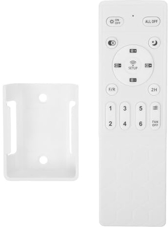 COOLHIYA Telecomando universale per ventilatore da soffitto con luce | Regolatore wireless di velocità e lampada per ventilatore | Telecomando sostitutivo per case moderne, feste e arredamento