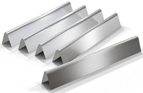 GFTIME 44,5cm Flavorizer Bars 7620 1,3mm Dicke für Weber Genesis E310 E320 S310 S320, E/S 330 (mit vorderen Brennerknöpfen), aromaschienen Ersatzteile 7621, passt Nicht für Genesis II/LX 310/340