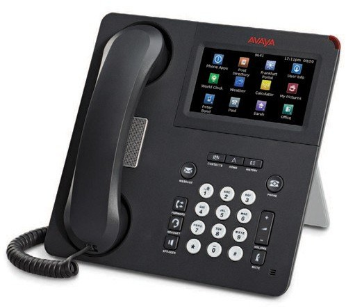 Avaya 9641G Desk Phone - Black (Renewed)