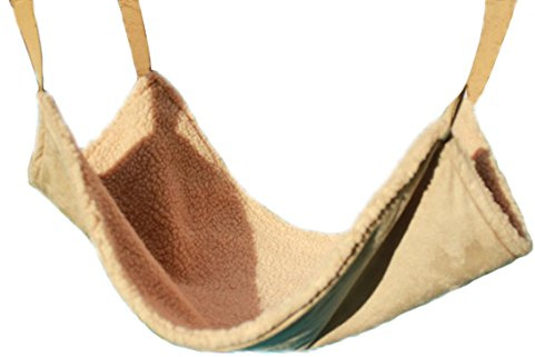 Diyafas Comoda Amaca del Gattino Coperta del Gatto Animale Domestico Gabbia Letto Appeso per Piccoli Animali (L)