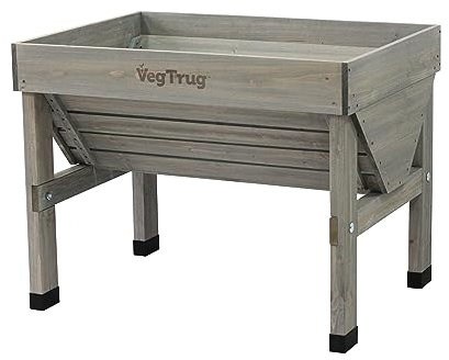 VegTrug Lavado Jardinera Maceta, Gris, pequeño