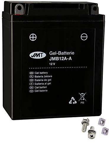 YB12A-A Gel Batterie für XRV 650 Africa Twin Baujahr 1988-1990 von JMT