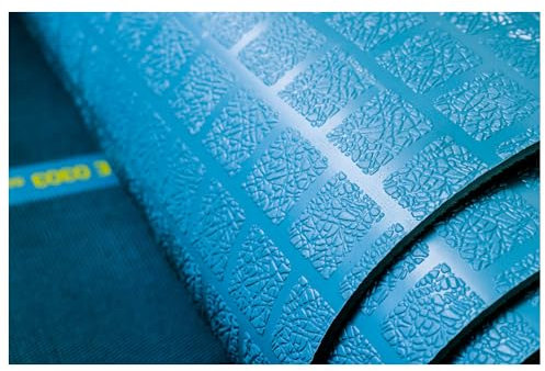 Dönges Isoliermatte, oben gerieft, 50.000 V, 10,0 x 1,0 m, Stärke 4,5 mm (Abdeckmatte VDE-Matte Standortisolierung Gummimatte Isolierstandmatte Matte Schutzmaterial Schutzvorrichtung Standmatte)