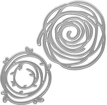Metal Bird's Nest Cutting Dies, Circle Bird Nest Frame Die Cuts Embossing Stencils Template Mould for Card Scrapbooking and DIY Craft Album Paper Card Decor