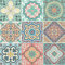 Self Adhesive Wall Tiles Stickers-18 PCS Moroccan Mosaic Style Kitchen Wall Art Decor Traditional Vintage Design- Bathroom backsplash Kitchen splashbacks Peel and Stick Transfer Covers
