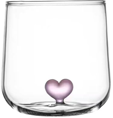 Zerodeko Herzförmiger Glasbecher 8.5X9 Cm Trinkglas Für Wasser Milch Kaffee Und Wein Dekoratives Miniaturglas Für Haushalt Restaurant Und Party
