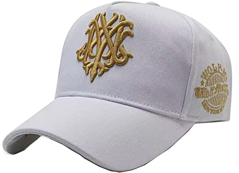 QI YUAN Vintage Basecap Herren Kappe Baumwoll Bestickte Cap Freizeit Outdoor Mütze