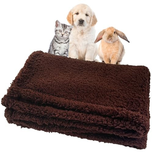 Yanmucy Hundedecke Flauschig Waschbar Fleecedecke Katzendecke für Innen Katzen Weiche Welpendecken Hunde Decke Groß hundedecke für unterwegs Mittlere Große Hunde Sofa Bett Schutz