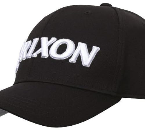 Srixon Tour Caps Golfmütze für Herren, verstellbar, Einheitsgröße (100% Polyester, Schwarz/Weiß), Schwarz-Weiß