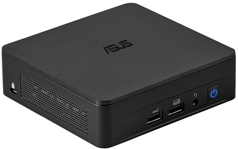 ASUS NUC 13 Pro - Ordenador de sobremesa (Intel Core i3-1315U, Intel UHD Graphics, 8GB RAM, 512GB SSD M.2, Windows 11 Pro, no Incluye Cable de alimentación)